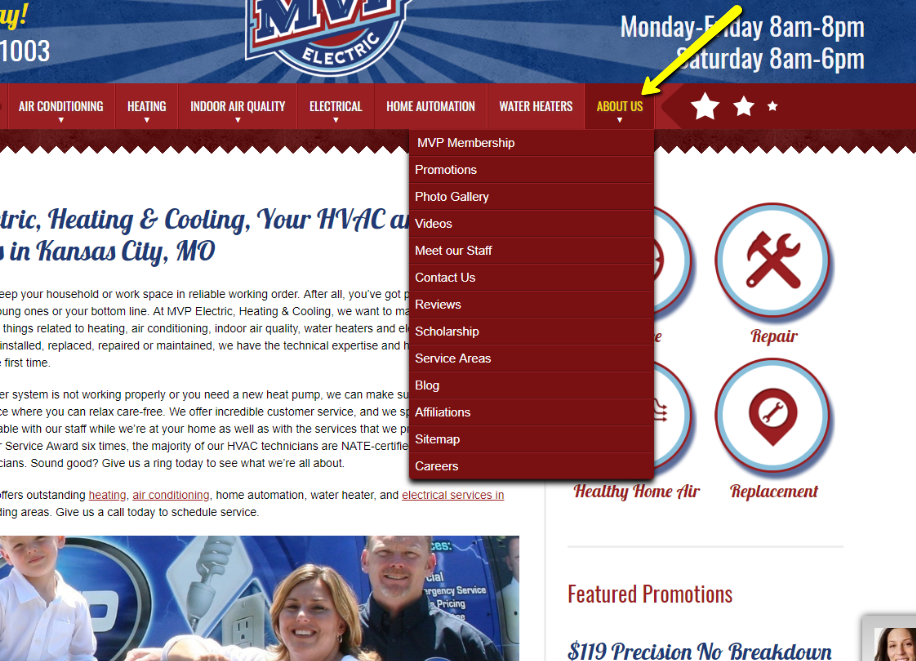 Who has the BEST (and worst) HVAC website in KC? 41 - Who has the BEST (and worst) HVAC website in KC?