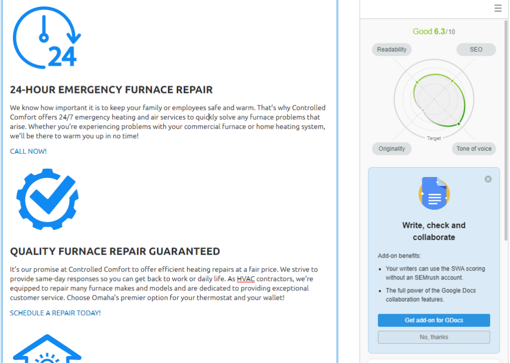 OPT Controlled FurnaceRepairSEO 1024x730 - Are you tired of seeing another Omaha HVAC company at the top of Google?
