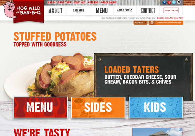 How Wild BBQ website